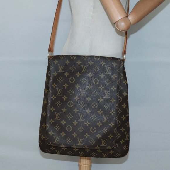 LOUIS VUITTON Monogram Musette Shoulder Bag M51256 LV Auth 132413 - Picture 1 of 16